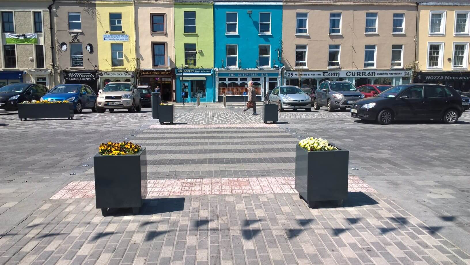 Dungarvan Town Paving Blocks Professional Street Scape