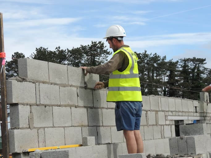 Masonry Conrete Blocks Build Wall