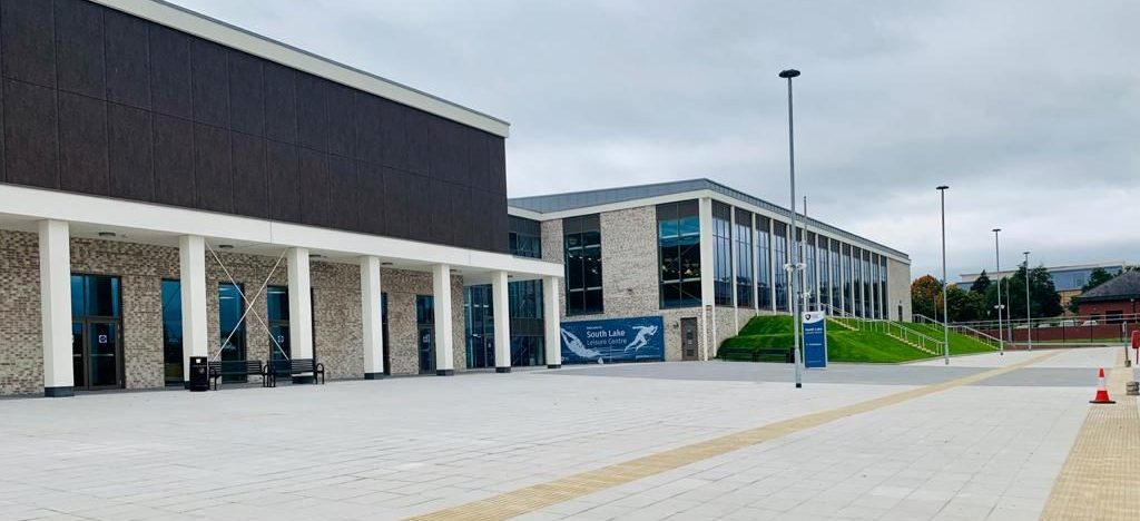 South Lake Leisure Centre - Paving and Walling