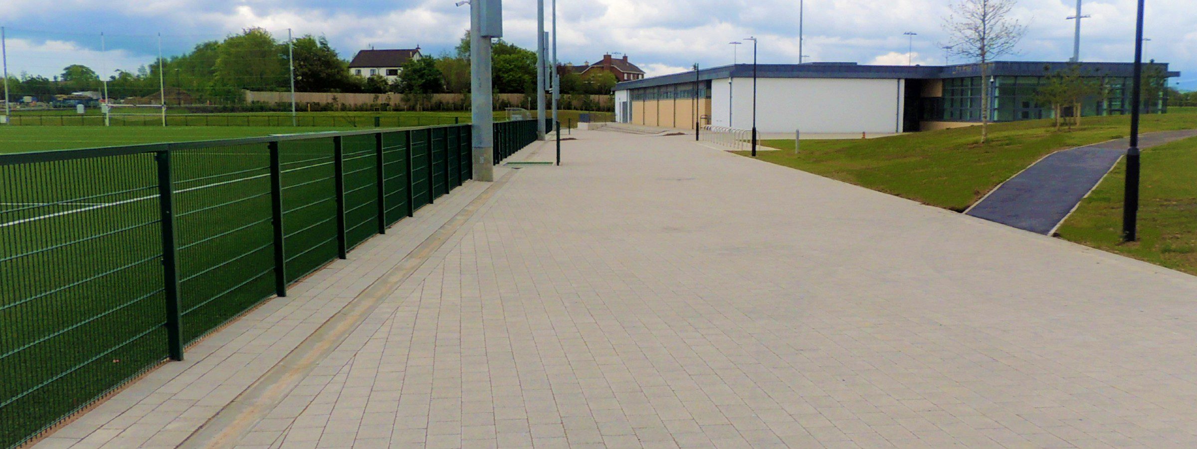 Carlow Sports Campus  -  Paving and Walling