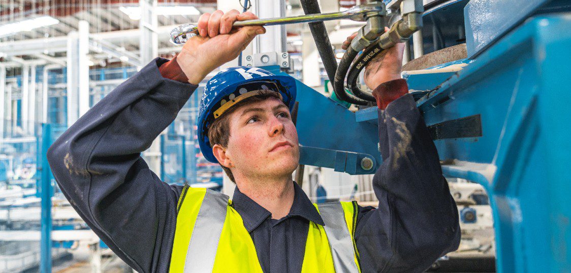 Career at Kilsaran, Apprentice Mechanic fixing Machinery